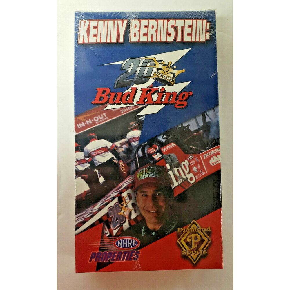 1999 Kenny Bernstein 20 Years Bud King Budweiser 1999 VHS TAPE Sealedโ Brand New